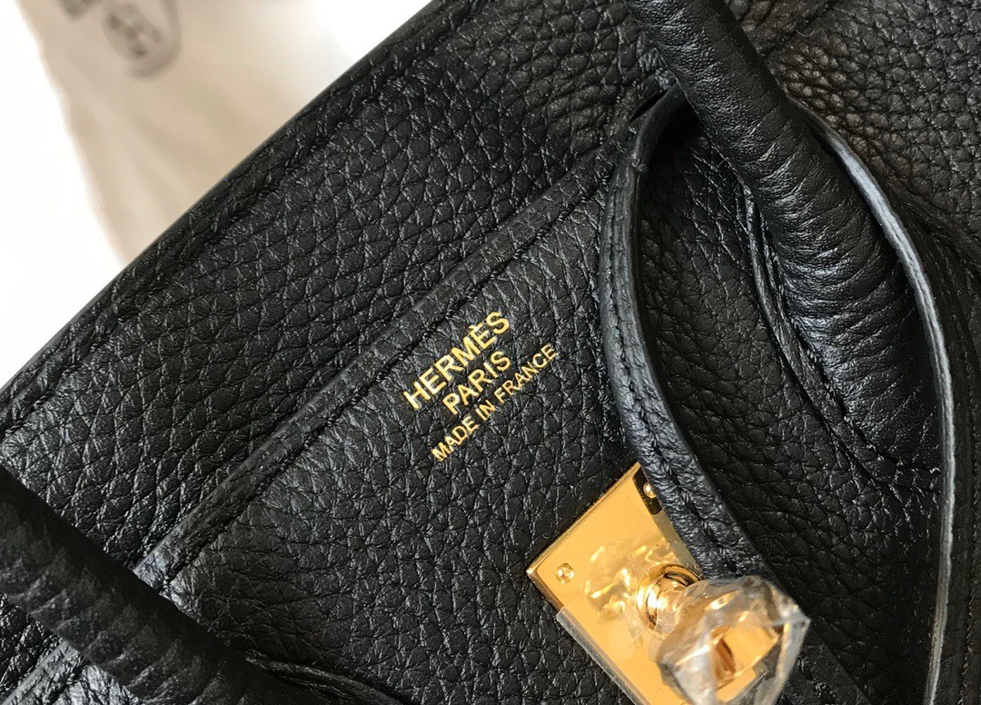 Replica Hermes Birkin 25cm Bag In Gold Clemence Leather GHW