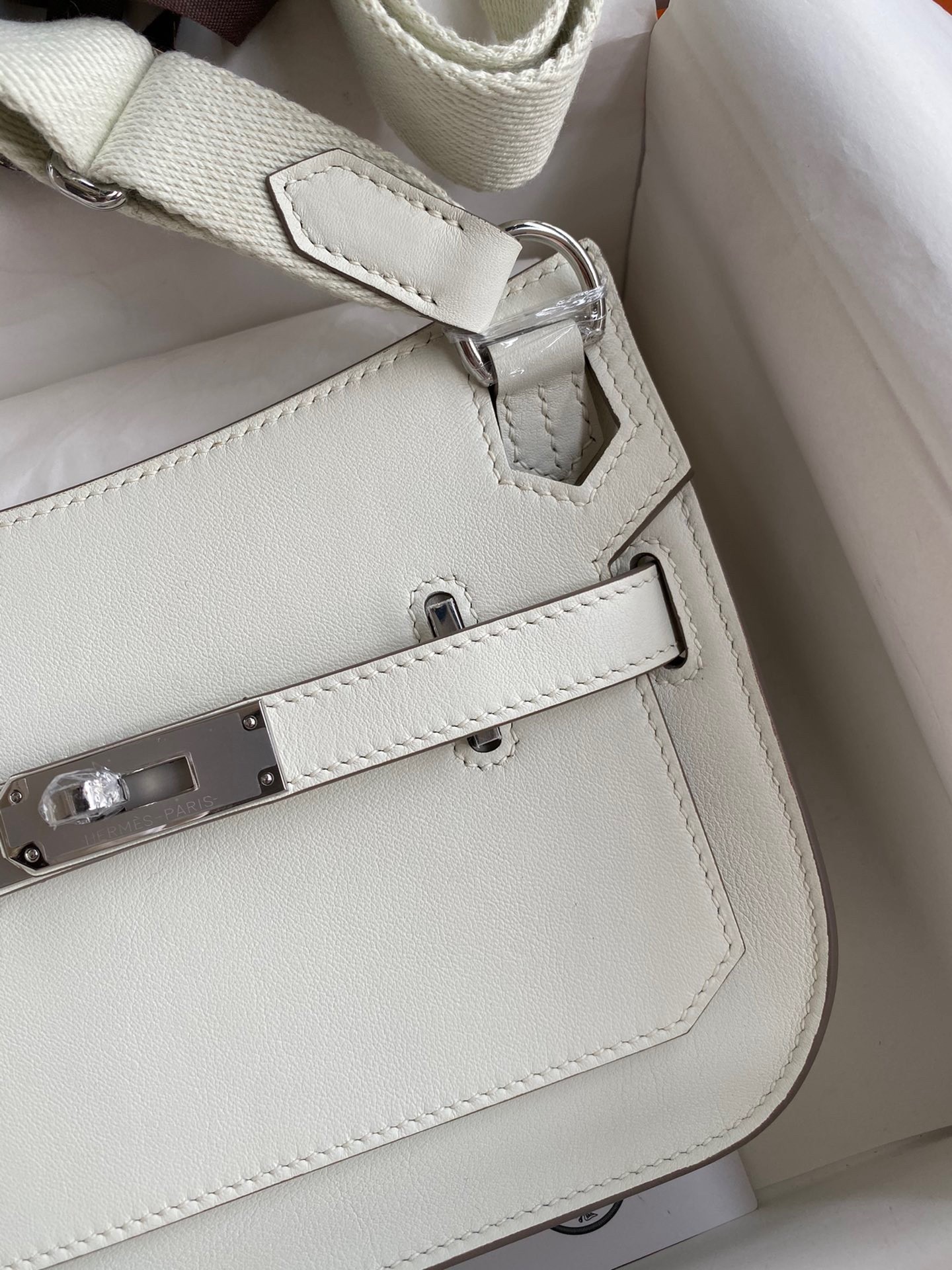 Hermes Jypsiere Mini Handmade Bags In Grey Swift Calfskin On Sale