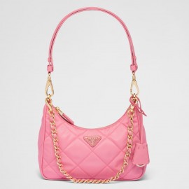 Prada Re-Edition 1995 Chaine Mini Bag in Pink Re-Nylon