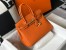 Hermes Birkin 30cm Bag in Orange Clemence Leather with GHW