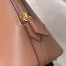 Hermes Bolide 1923 Mini Handmade Bag In Quebracho Chevre Mysore Leather